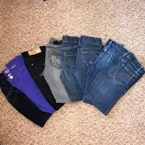 Bundle of Girls Pants/Jeans Size 6-7